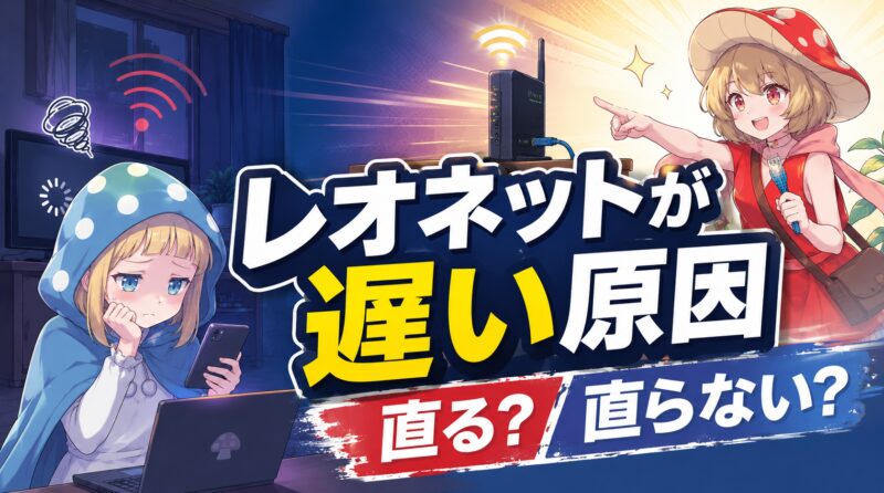 レオネットが遅い原因