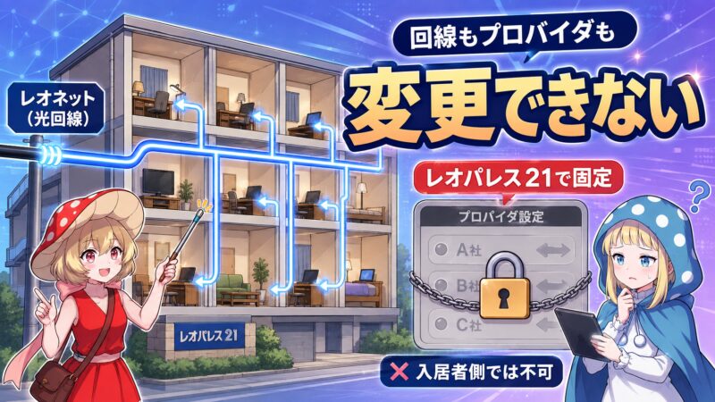 レオネット固定回線の仕組み解説