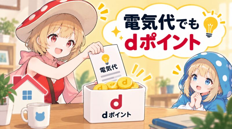 電気代でもdポイントがたまる