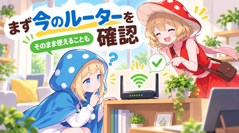 おすすめ_まず今のルーターを確認