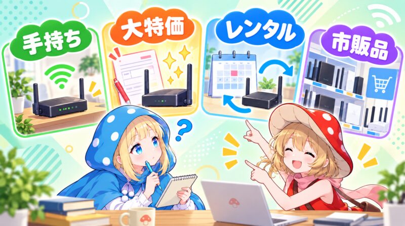 自分に合ったルーターを比較しよう