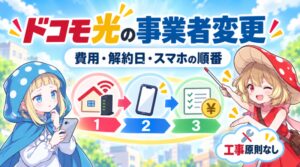 ドコモ光の事業者変更
