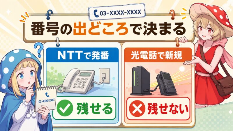 番号を残るかどうかは番号の出どころ次第