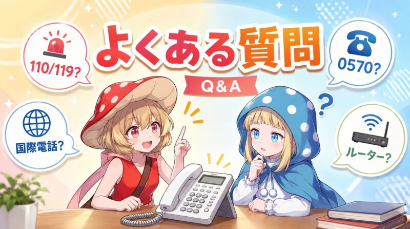 よくある質問 Q&Aイラスト