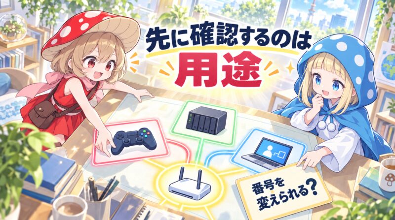 まとめ：まずは用途を確認しよう