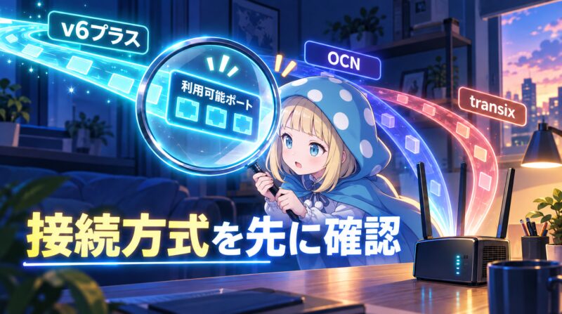 接続方式を先に確認